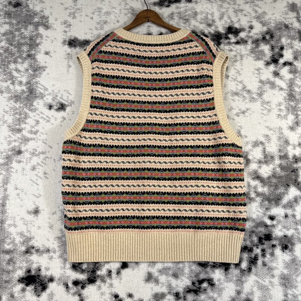 Bonobos Sweater Vest Mens Size Extra Large V-Neck Office Career Merino Wool Blen - Picture 2 of 11